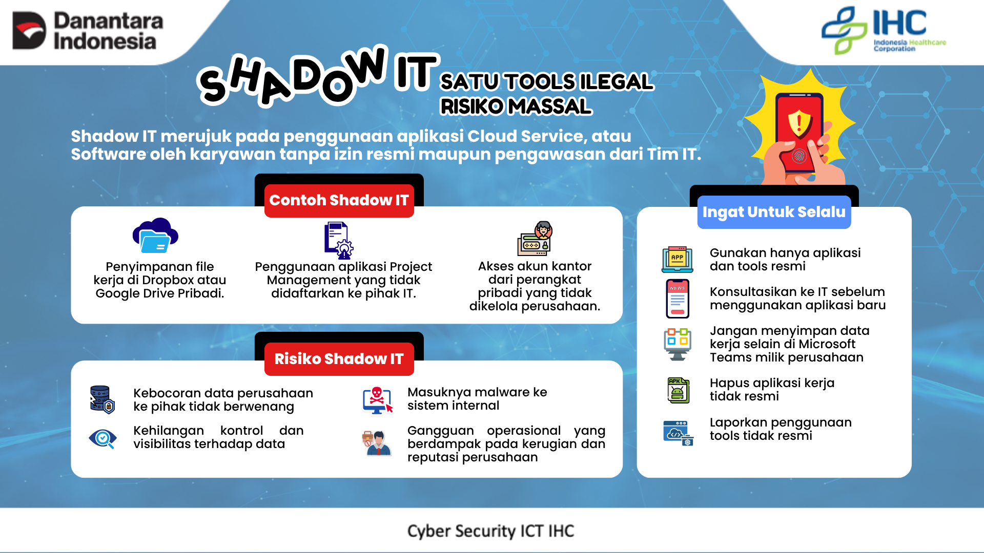 "Shadow IT" Satu Tools Ilegal, Risiko Massal